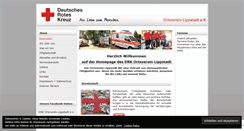 Desktop Screenshot of drk-lippstadt.org